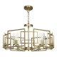 Maytoni-H009PL-06G - Bowi - Clear Glass with Gold 6 Light Centre Fitting