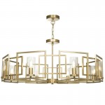 Bowi - Gold 8 Light Centre Fitting with Clear Glass Bowi - Gold 8 Light Centre Fitting with Clear Glass