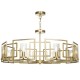Maytoni-H009PL-08G - Bowi - Clear Glass with Gold 8 Light Centre Fitting