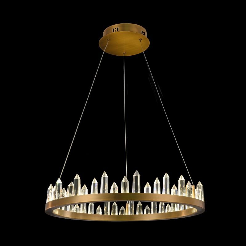 Ceiling Lights - Gletscher - Crystal Ring LED Module Pendant Ø 600 Maytoni-H186-PL-01-46W-BS - Gletscher - Crystal Ring LED Module Pendant Ø 600
