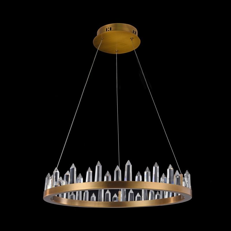Ceiling Lights - Gletscher - Crystal Ring LED Module Pendant Ø 600 Maytoni-H186-PL-01-46W-BS - Gletscher - Crystal Ring LED Module Pendant Ø 600