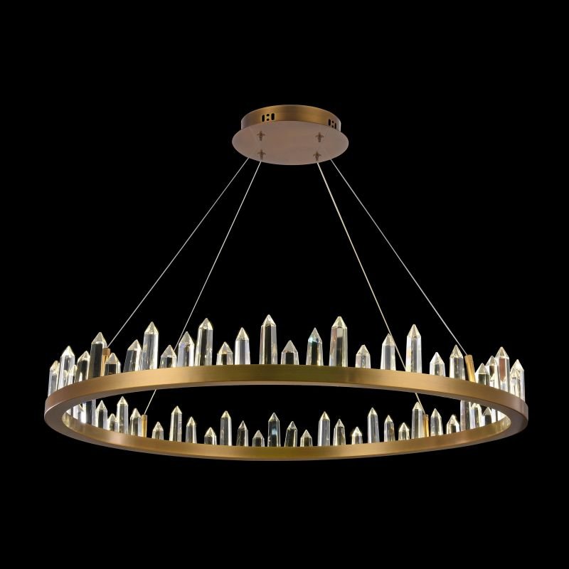 Ceiling Lights - Gletscher - Crystal Ring LED Module Pendant Ø 850 Maytoni-H186-PL-01-61W-BS - Gletscher - Crystal Ring LED Module Pendant Ø 850