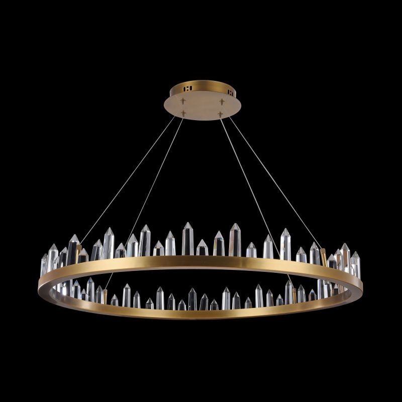Ceiling Lights - Gletscher - Crystal Ring LED Module Pendant Ø 850 Maytoni-H186-PL-01-61W-BS - Gletscher - Crystal Ring LED Module Pendant Ø 850