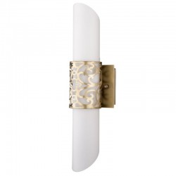 Venera - Brass 2 Light Wall Lamp with Glass Shade Venera - Brass 2 Light Wall Lamp with Glass Shade