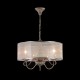Ceiling Lights - Cable - White Organza 3 Light Pendant- Brown Maytoni-H357-PL-03-BG - Cable - White Organza 3 Light Pendant- Brown
