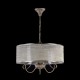 Ceiling Lights - Cable - White Organza 3 Light Pendant- Brown Maytoni-H357-PL-03-BG - Cable - White Organza 3 Light Pendant- Brown
