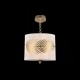 Ceiling Lights - Farn - Fabric Single Pendant with Stencil Pattern Leaf Maytoni-H428-PL-01-WG - Farn - Fabric Single Pendant with Stencil Pattern Leaf