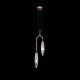 Ceiling Lights - Ventura - Amber Glass with Gold & Black 2 Light Pendant Maytoni-MOD012PL-02G - Ventura - Amber Glass with Gold & Black 2 Light Pendant