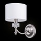 Maytoni-MOD014WL-01N - Alicante - White Shade & Nickel Wall Lamp