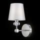 Wall Lights - Riverside - White & Polished Stainless Steel Wall Lamp Maytoni-MOD018WL-01CH - Riverside - White & Polished Stainless Steel Wall Lamp