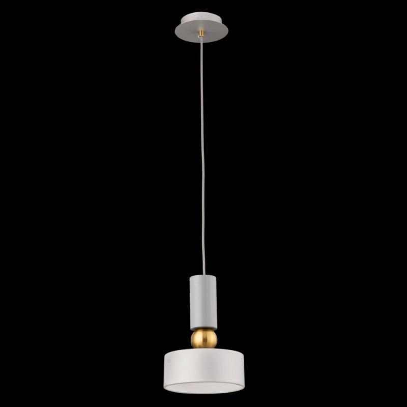 Ceiling Lights - Void - Grey & Antique Brass Single Pendant Maytoni-MOD030PL-01GR - Void - Grey & Antique Brass Single Pendant