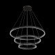 Maytoni-MOD058PL-L100B4K - Rim - LED Black 3 Metal Rings Pendant