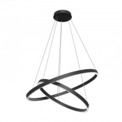 Rim - Black 2 Light CCT Pendant