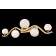 Wall Lights - Uva - White & Matt Gold 5 Light Wall Lamp Maytoni-MOD059WL-05G - Uva - White & Matt Gold 5 Light Wall Lamp