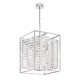 Ceiling Lights - Tening - Crystal & Chrome 4 Light Lantern Pendant Maytoni-MOD060PL-04CH - Tening - Crystal & Chrome 4 Light Lantern Pendant