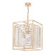 Ceiling Lights - Tening - Crystal & Gold 4 Light Lantern Pendant Maytoni-MOD060PL-04G - Tening - Crystal & Gold 4 Light Lantern Pendant
