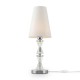 Table & Floor Lamp - Florero - White Fabric Shade & Chrome Big Table Lamp Maytoni-MOD079TL-01CH - Florero - White Fabric Shade & Chrome Big Table Lamp