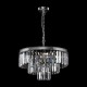 Crystal & Acrylic - Revero - Crystal & Painted Chrome 7 Light Chandelier Maytoni-MOD085PL-07CH - Revero - Crystal & Painted Chrome 7 Light Chandelier