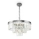 Crystal & Acrylic - Revero - Crystal & Painted Chrome 7 Light Chandelier Maytoni-MOD085PL-07CH - Revero - Crystal & Painted Chrome 7 Light Chandelier