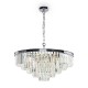 Crystal & Acrylic - Revero - Crystal & Painted Chrome 12 Light Chandelier Maytoni-MOD085PL-12CH - Revero - Crystal & Painted Chrome 12 Light Chandelier