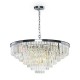 Crystal & Acrylic - Revero - Crystal & Painted Chrome 16 Light Chandelier Maytoni-MOD085PL-16CH - Revero - Crystal & Painted Chrome 16 Light Chandelier