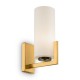 Maytoni-MOD089WL-01BS - Fortano - White Glass & Gold Wall Lamp