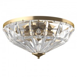 Facet - Crystal & Gold 6 Light Ceiling Lamp Facet - Crystal & Gold 6 Light Ceiling Lamp