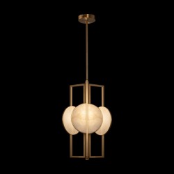 Marmo - Natural Stone & Gold 3 Light Centre Fitting Marmo - Natural Stone & Gold 3 Light Centre Fitting
