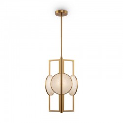 Marmo - Natural Stone & Gold 3 Light Centre Fitting Marmo - Natural Stone & Gold 3 Light Centre Fitting