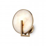 Marmo - Natural Stone & Gold Wall Lamp