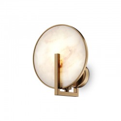 Marmo - Natural Stone & Gold Wall Lamp