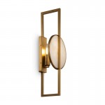 Marmo - Natural Stone & Gold Wall Lamp