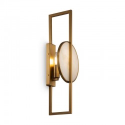 Marmo - Natural Stone & Gold Wall Lamp