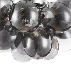 Balbo - Nickel 4 Light Ceiling Lamp with Smoked Mirrored Glass Balbo - Nickel 4 Light Ceiling Lamp with Smoked Mirrored Glass