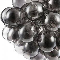 Balbo - Nickel 8 Light Pendant with Smoked Mirrored Glass  Balbo - Nickel 8 Light Pendant with Smoked Mirrored Glass