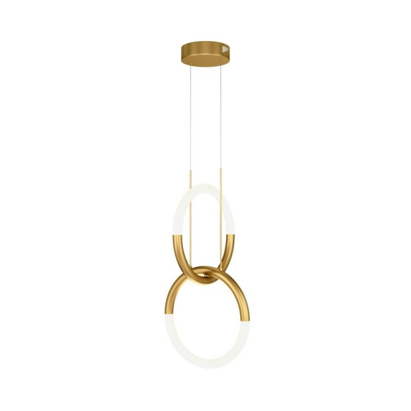 Maytoni-MOD165PL-L18G3K - Node - Gold LED Pendant with 2 Rings