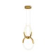 Maytoni-MOD165PL-L18G3K - Node - Gold LED Pendant with 2 Rings