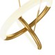 Maytoni-MOD165PL-L18G3K - Node - Gold LED Pendant with 2 Rings