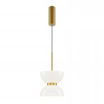 Kyoto - Gold LED Pendant with White Glass Kyoto - Gold LED Pendant with White Glass