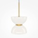 Maytoni-MOD178PL-L11G3K - Kyoto - Gold LED Pendant with White Glass