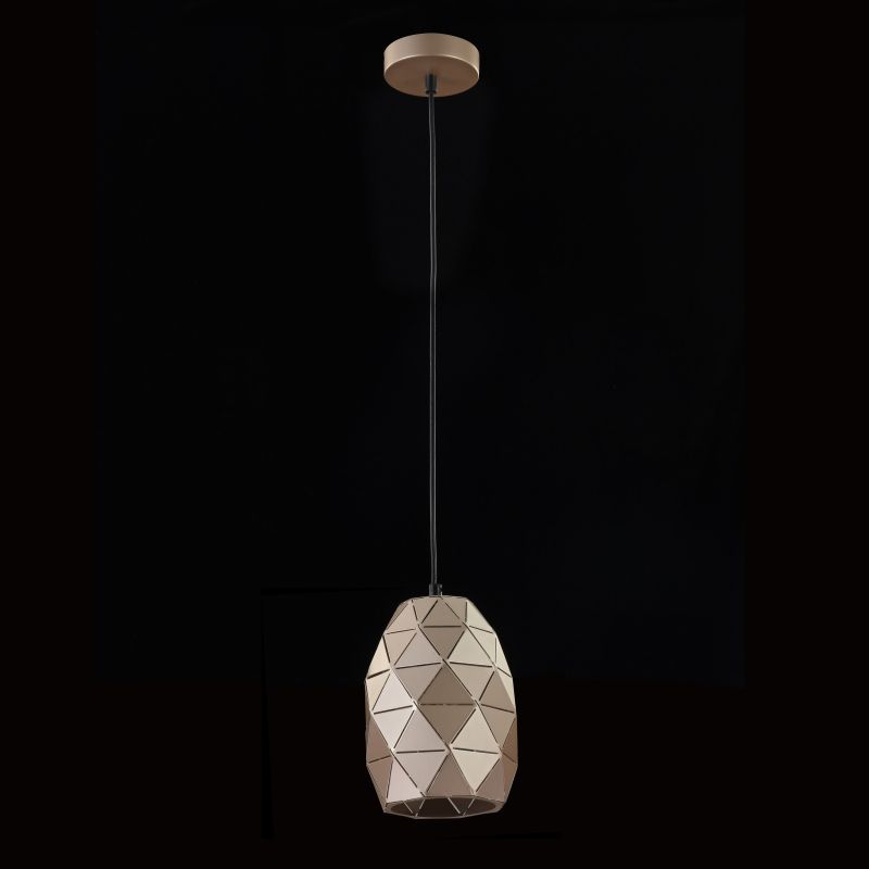 Ceiling Lights - Louvre - Brass & Gold Metal Single Hanging Pendant Maytoni-MOD199-PL-03-G - Louvre - Brass & Gold Metal Single Hanging Pendant