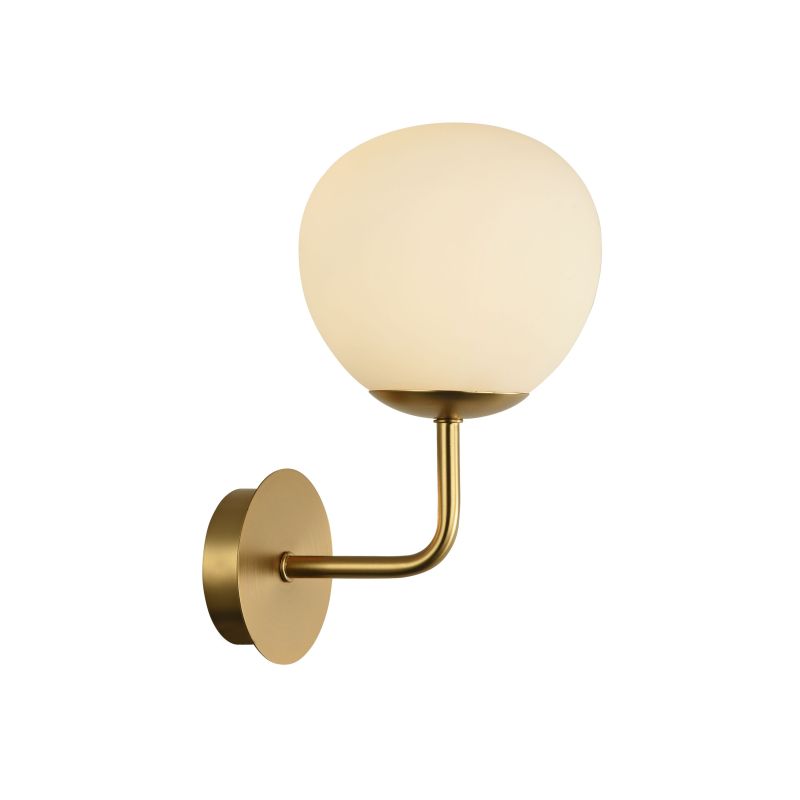 Maytoni-MOD221-WL-01-G - Erich - Glass Ball Single Wall Lamp -Brass