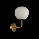 Maytoni-MOD221-WL-01-G - Erich - Matt Gold Wall Lamp with White Glass