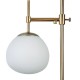 Maytoni-MOD221-FL-01-G - Erich - Matt Gold Floor Lamp with White Glass