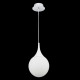 Ceiling Lights - Dewdrop - White Glass Globe Small Hanging Pendant Maytoni-P225-PL-200-N - Dewdrop - White Glass Globe Small Hanging Pendant