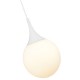 Ceiling Lights - Dewdrop - White Glass Globe Small Hanging Pendant Maytoni-P225-PL-200-N - Dewdrop - White Glass Globe Small Hanging Pendant