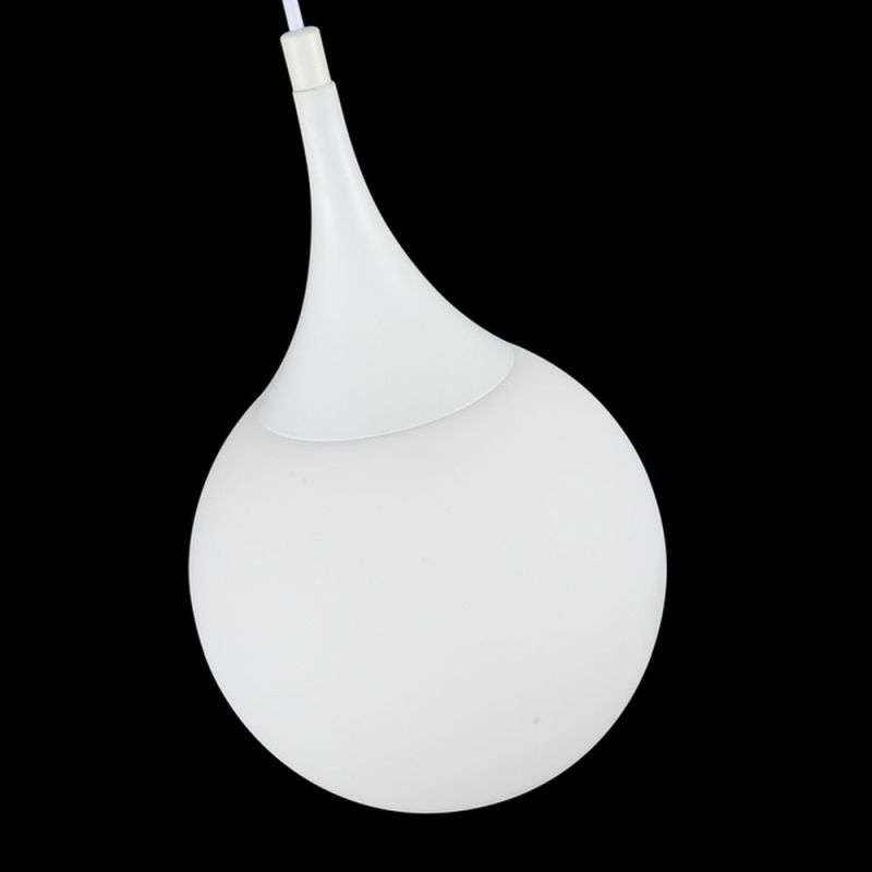 Ceiling Lights - Dewdrop - White Glass Globe Small Hanging Pendant Maytoni-P225-PL-200-N - Dewdrop - White Glass Globe Small Hanging Pendant
