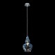 Maytoni-MOD238-PL-01-BL - Eustoma - Light Blue Glass Single Pendant- Nickel