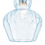 Eustoma - Nickel Pendant with Light Blue Glass