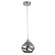 Ceiling Lights - Haze - Smoky Dull Glass with Crystal Single Pendant Maytoni-P244-PL-01-N - Haze - Smoky Dull Glass with Crystal Single Pendant